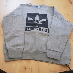 Adidas original mantoman sweatshirt-gray (large)